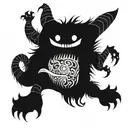 Loughcraft's monster   tattoo design idea