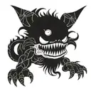 Loughcraft's monster   tattoo design idea