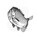 Grayling Trout tattoo design idea