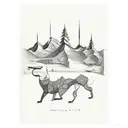 Michigan map tattoo design idea