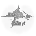 Michigan map tattoo design idea