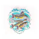 Grayling Trout tattoo design idea