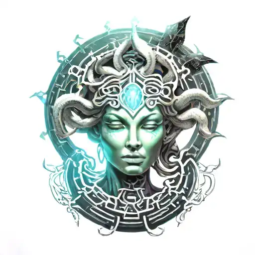 Medusa does tattoo design idea