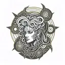 Medusa does tattoo design idea
