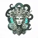 Medusa does tattoo design idea