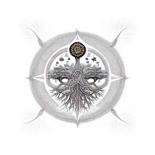 Fineline Abstract Bow Sagittarius Tattoo Design – Tattoos Wizard Designs