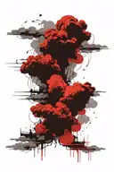 storm clouds  tattoo design idea