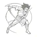 demon slayer tattoo design idea