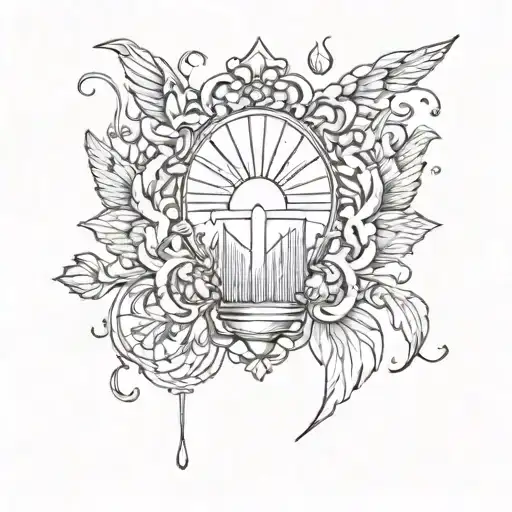 Based on the song by the smiths called 'there is a light that never goes out' tattoo design idea