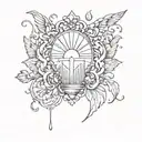 Based on the song by the smiths called 'there is a light that never goes out' tattoo design idea