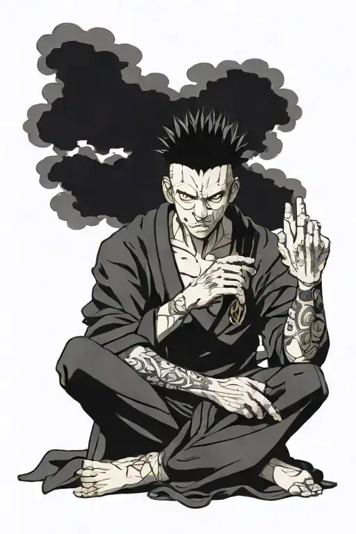 Jujutsu Kaisen Fist tattoo design idea