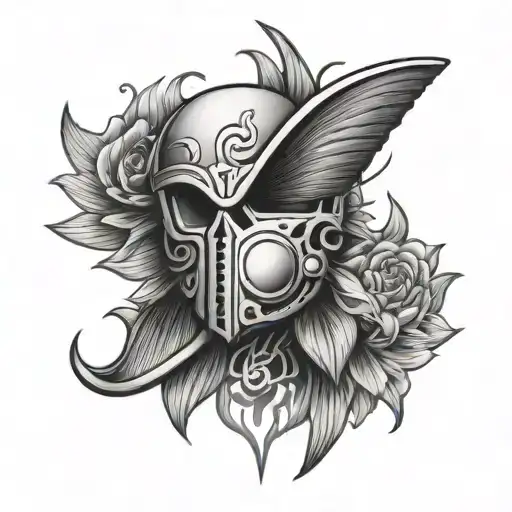 kirby BMTH umbrell tattoo design idea