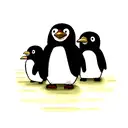 pinguin gangster tattoo design idea