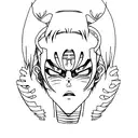 elfen lied tattoo design idea