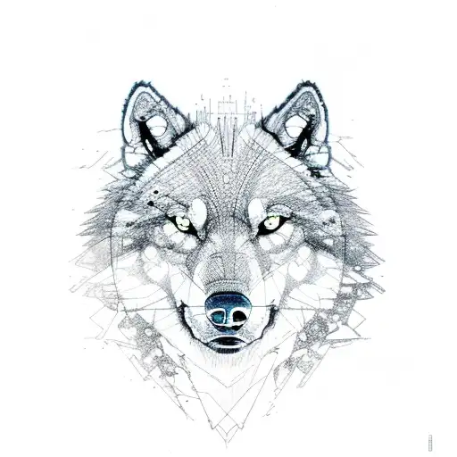 Timberwolf terminator tattoo design idea