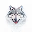 Timberwolf terminator tattoo design idea