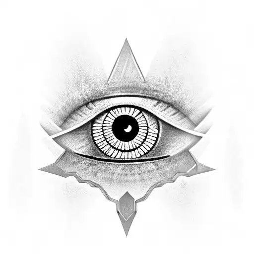 Evil Eye tattoo design idea