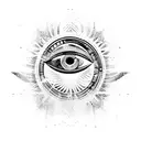Evil Eye tattoo design idea