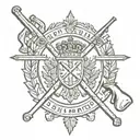 Lithuanian Rifle Association tattoo design idea
