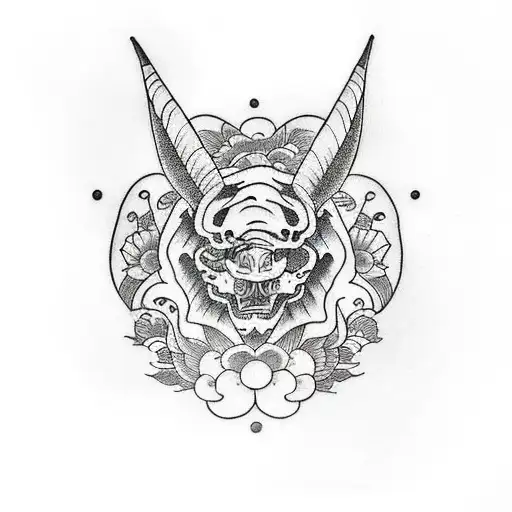 león tortuga tattoo design idea