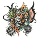 dubstep tattoo design idea