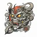 dubstep tattoo design idea