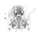 Shibari tattoo design idea