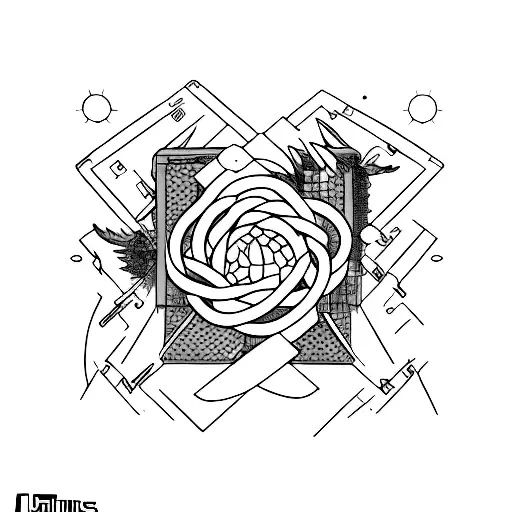 The things that I lost here, the people I knew They got me surrounded for a mile or two The car's in reverse, I'm grippi tattoo design idea
