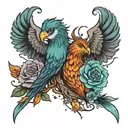 nate and kim tattoo design idea