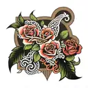 nate and kim palindrome tattoo design idea