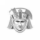 roman centurion tattoo design idea