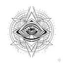 All Seeing Eye tattoo design idea