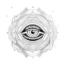 All Seeing Eye tattoo design idea