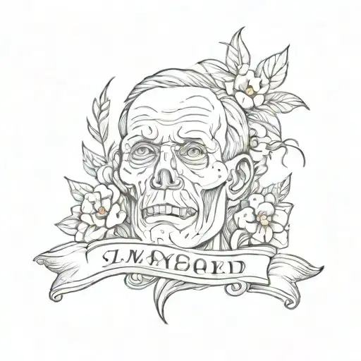 in memory of dad  tattoo design idea