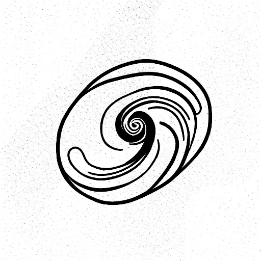 swirl wallpaper tattoo design idea