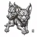 Cerberus, tattoo design idea