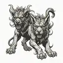 Cerberus, tattoo design idea