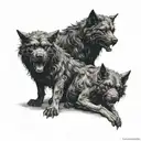 Cerberus, tattoo design idea