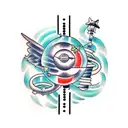 always in morse code tattoo design idea