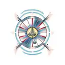 always in morse code tattoo design idea