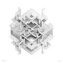 mc Escher impossible playground  tattoo design idea