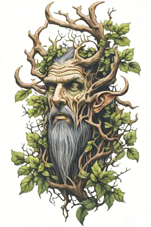leshy tattoo design idea