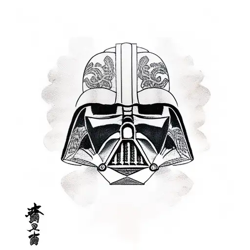 Darth vader tattoo design idea
