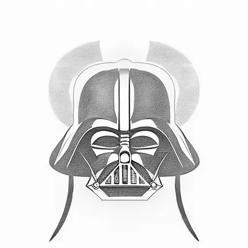 Darth vader tattoo design idea