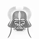 Darth vader tattoo design idea