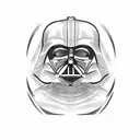 Darth vader tattoo design idea