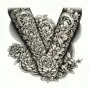 feminine arm sleeve with elements from the show friends tattoo design idea