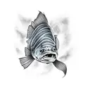 barramundi fish tattoo design idea