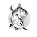 barramundi  tattoo design idea