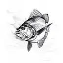 barramundi  tattoo design idea